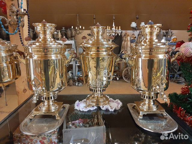 Царские рабочие угольные самовары