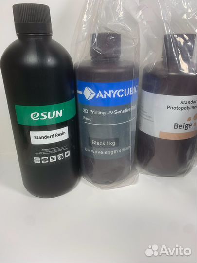 Смола пластик для 3D принтера набор