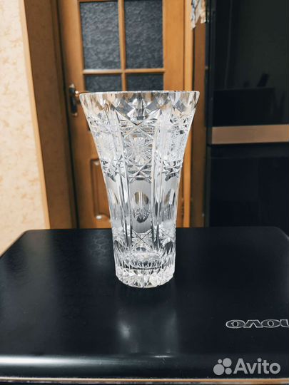 Ваза для цветов хрусталь Германия