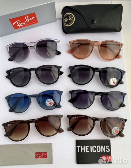 Очки rat ban Erika metal поляризационные