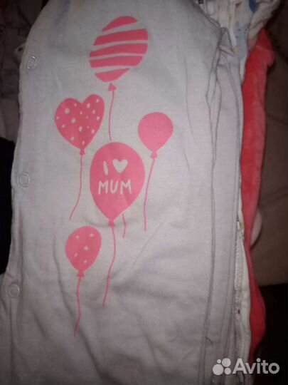 Одежда пакетом для девочки от 6m