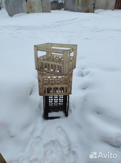 Пластмассовые ящик для бутылок