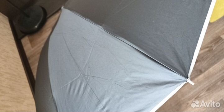 Новый зонт автоматический с фонариком