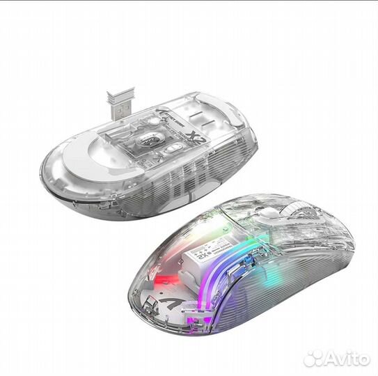 Игровая мышь attack shark x2 (2.4G\Type C\Bt)