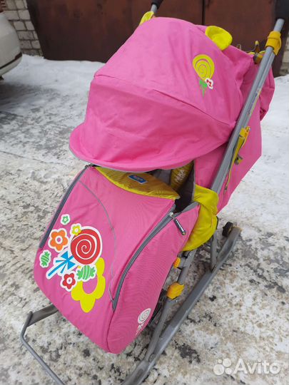 Санки коляска ника 7