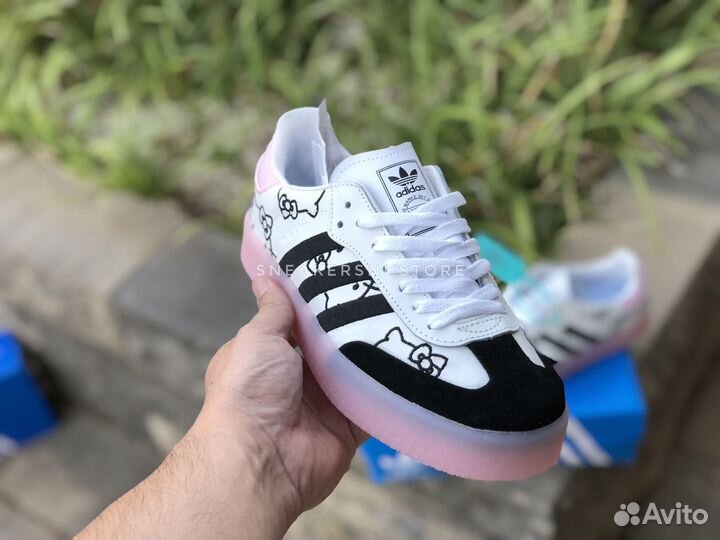 Кроссовки Adidas Samba Rose Hello Kitty