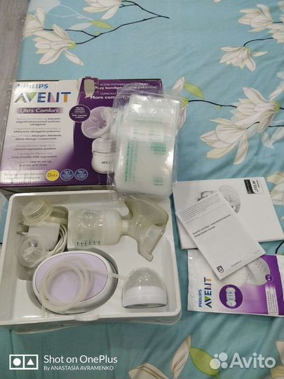 Молокоотсос avent электрический