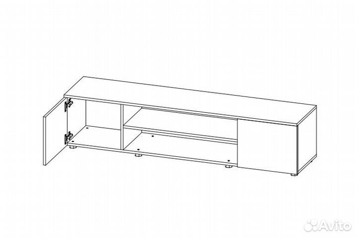 Тумба под тв белая