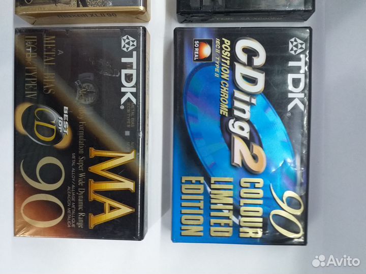 Аудиокассеты новые запечатанные