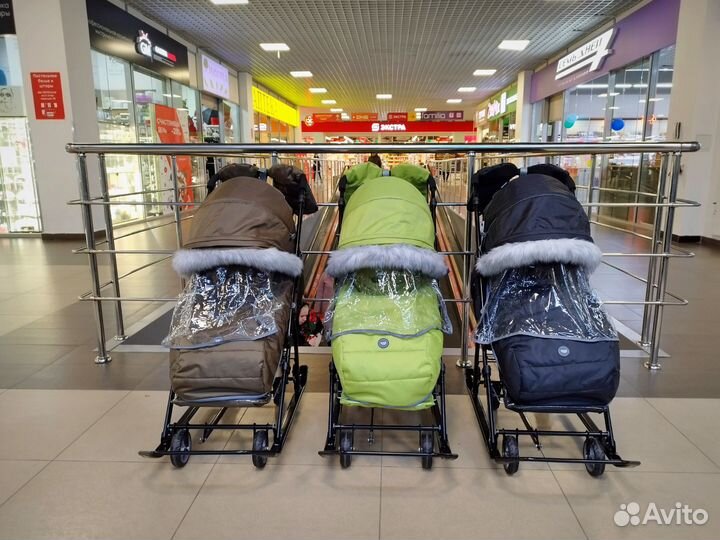 Санки коляска Ника 7-5sk