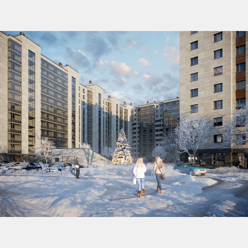 1-к. квартира, 44,1 м², 12/12 эт.