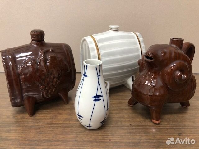 Штофы, бочонки для вина, СССР