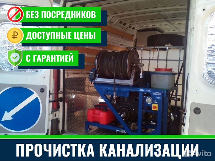 Гидродинамическая Прочистка канализации