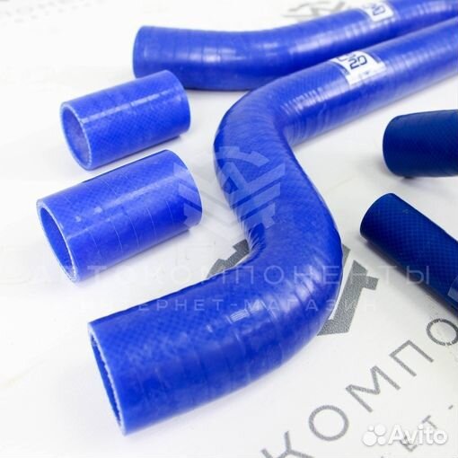 Комплект силиконовых патрубков радиатора охлаждени