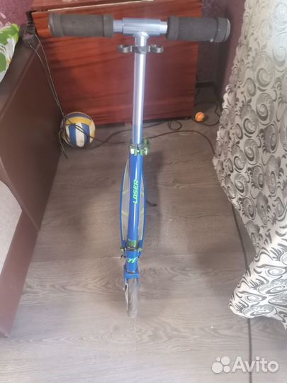 Самокат laser с надувными колесами