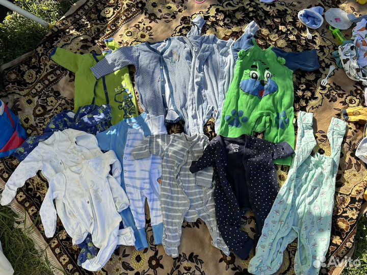 Вещи пакетом на мальчика 0-6мес