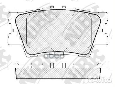 PN1522 nibk Торм. колодки nibk PN1522 Toyota
