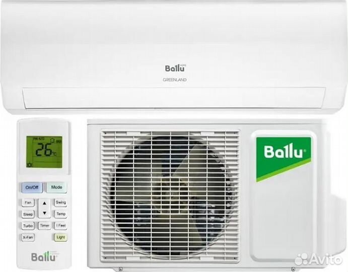 Сплит система новая Ballu 7,9,12,18,24,36,48,60