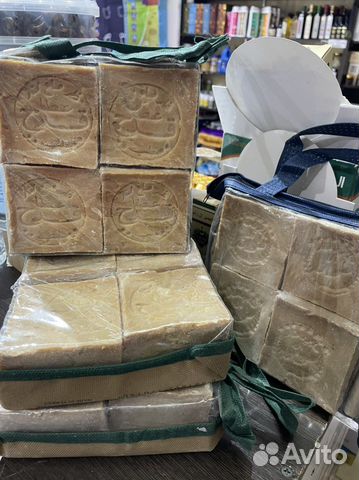 Набор натуральное сирийское мыло(Алеппо)(4 шт)