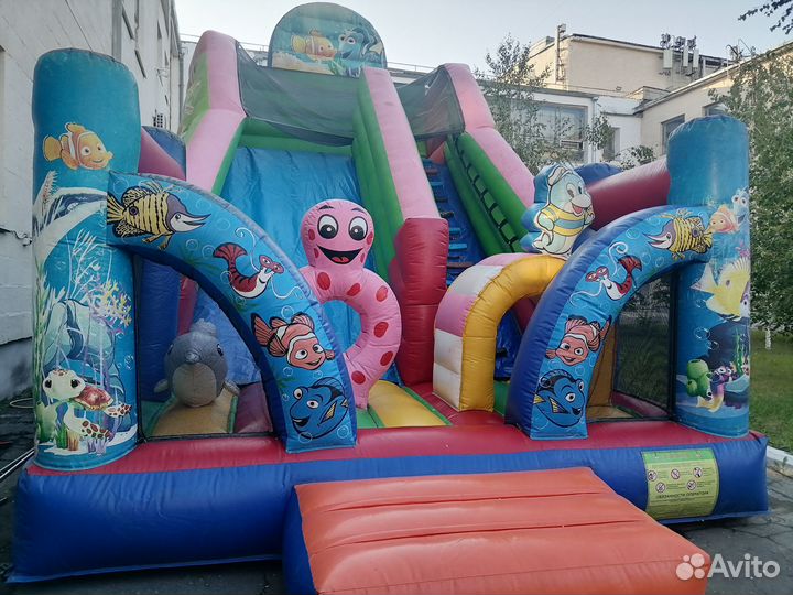 Надувной батут бу