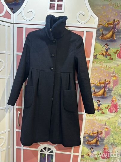 Пальто детское стильное / кашемир 146-152