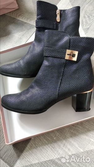 Libellen, Германия. Ботильоны, кожа, размер 39