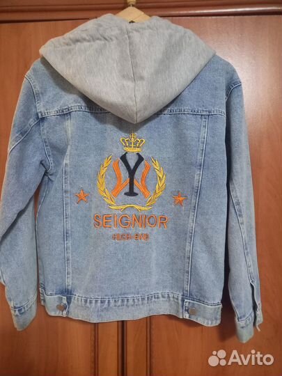 Джинсовая куртка детская 140