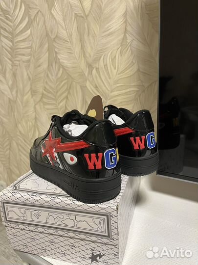 Кроссовки bape sta shark black