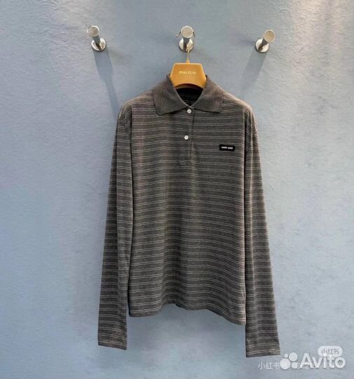 Лонгслив miu miu женский