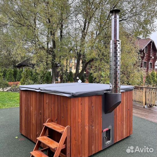 Купель для бани с подогревом