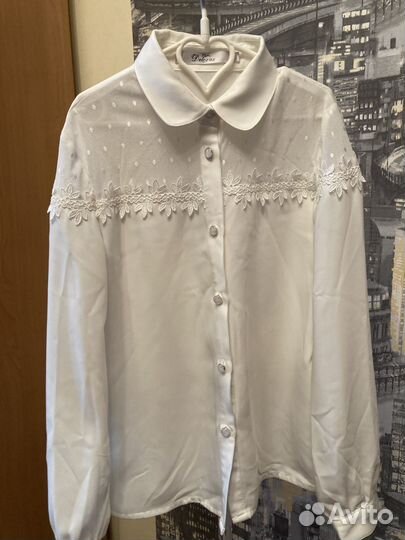 Блузка школьная 146,152