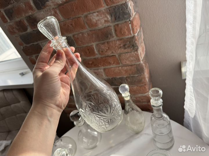 Штофы графины кувшины