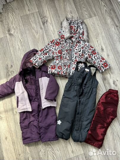 Вещи пакетом на девочку 2-3 года осень-зима