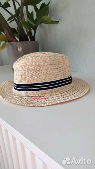 Соломенная шляпа детская