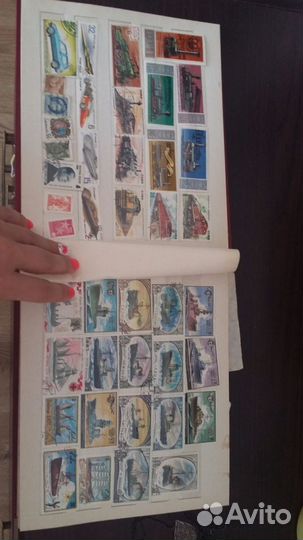 Альбом с марками 60х, 70х, 80х СССР, Куба, Монголи