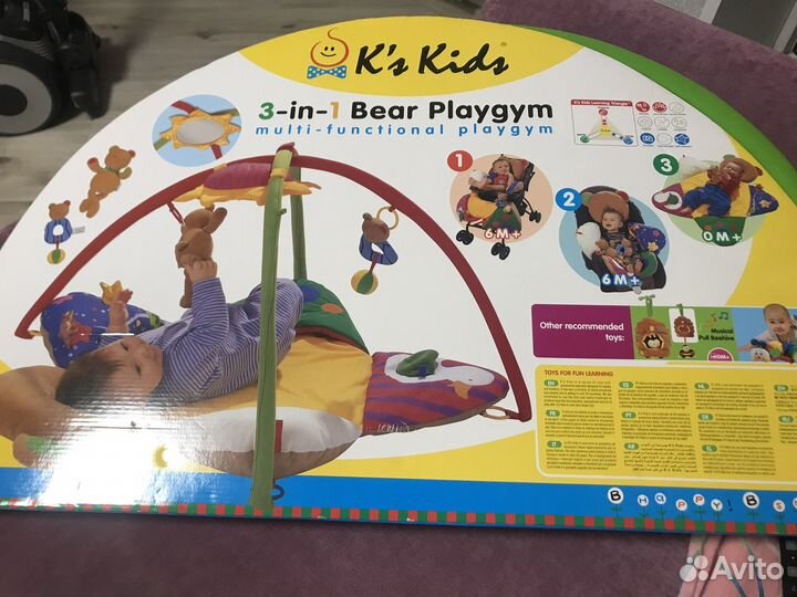 Развивающий коврик K's Kids Мишка