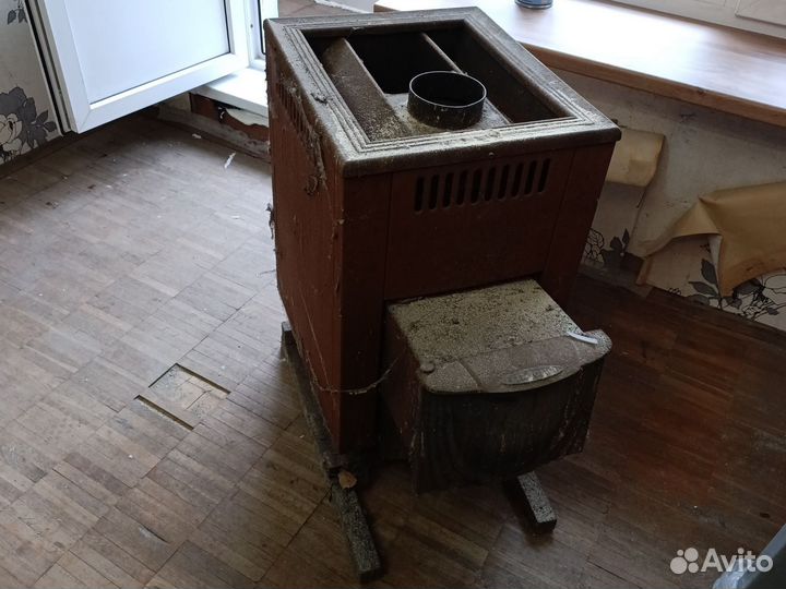 Печь буржуйка. пяти стенка
