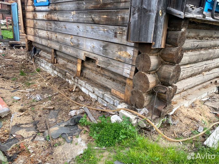 Подъем дома Ремонт фундамента пола Замена венцов л