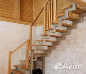 Лестница металлическая на второй этаж