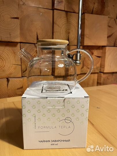 Чайник заварочный стеклянный 600 мл