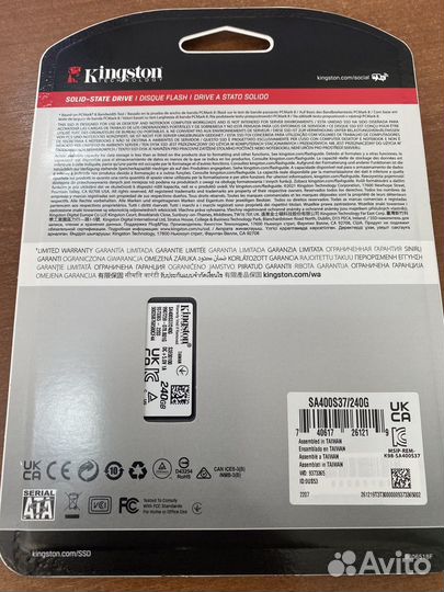 Ssd kingston a400 240gb