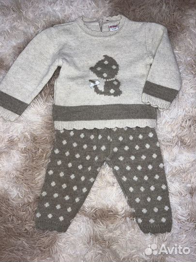 Теплый костюм б/у на девочку