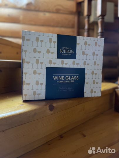 Бокалы для вина Bohemia 6 шт