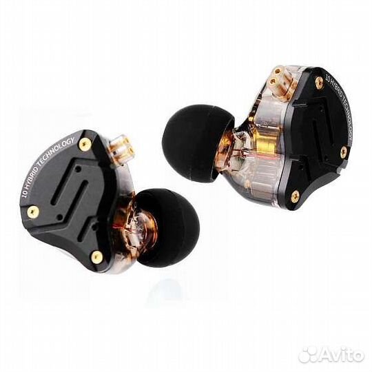 Hi-Fi наушники KZ ZS10 PRO (4BA + 1DD)