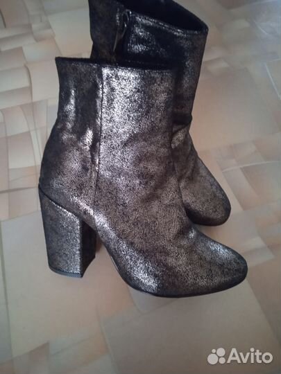 Ботильоны натуральная кожа 38