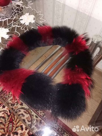 Меховой воротник песец