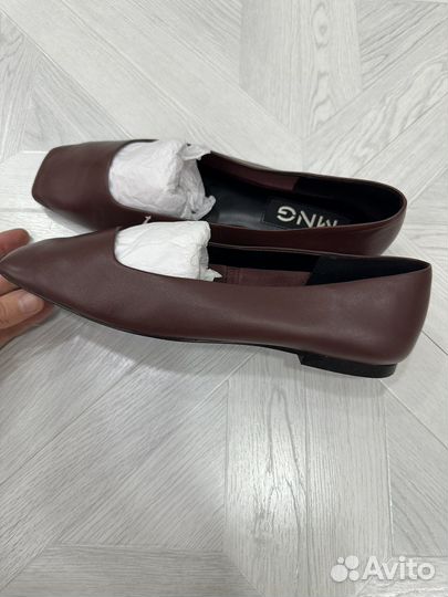 Балетки натуральная кожа 38