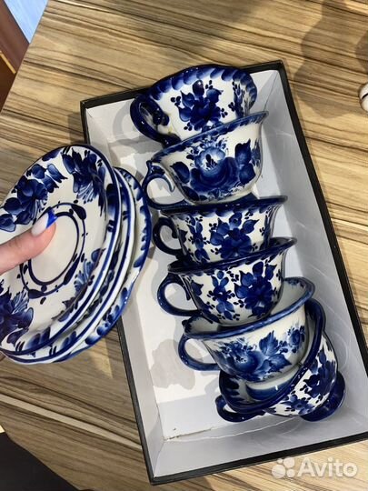 Сервиз чайный Гжель