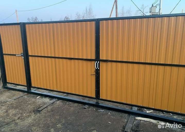 Металлические ворота