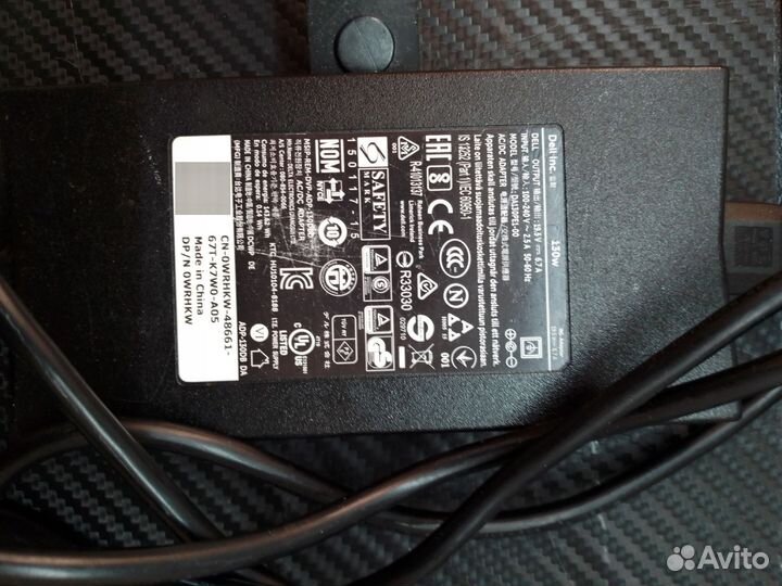 Блоки питания для ноутбуков HP, Dell, Acer, Xiaomi